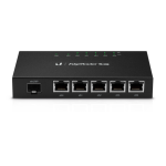 Ubiquiti ER-X-SFP Switch 5 Puertos PoE 50W 1 Puerto SFP