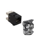 Jack RJ-45 1375055-2 Cat6 CommScope, Negro