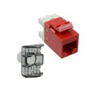 Jack RJ-45 1375055-7 Cat6 CommScope, Rojo