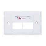 Face Plate MX-HFP-04-02B Siemon Horizontal de 4 Puertos