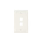 CommScope 1-2111009-3 Placa de Pared, 2 Puertos