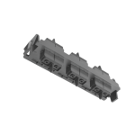 Siemon RIC-F-SC6-01 Panel de Fibra Óptica con 3 acopladores