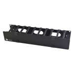 Siemon HCM-4-2U Organizador de cable Horizontal 2RU, Negro