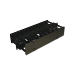 Siemon HCM-4-2U-D Organizador de cable Horizontal Routeit Doble 2RU, Negro