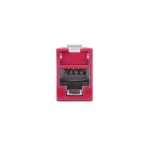 Siemon Z6A-S03B Jack Cat6A Blindado Z-MAX, Color Rojo - Imagen 2