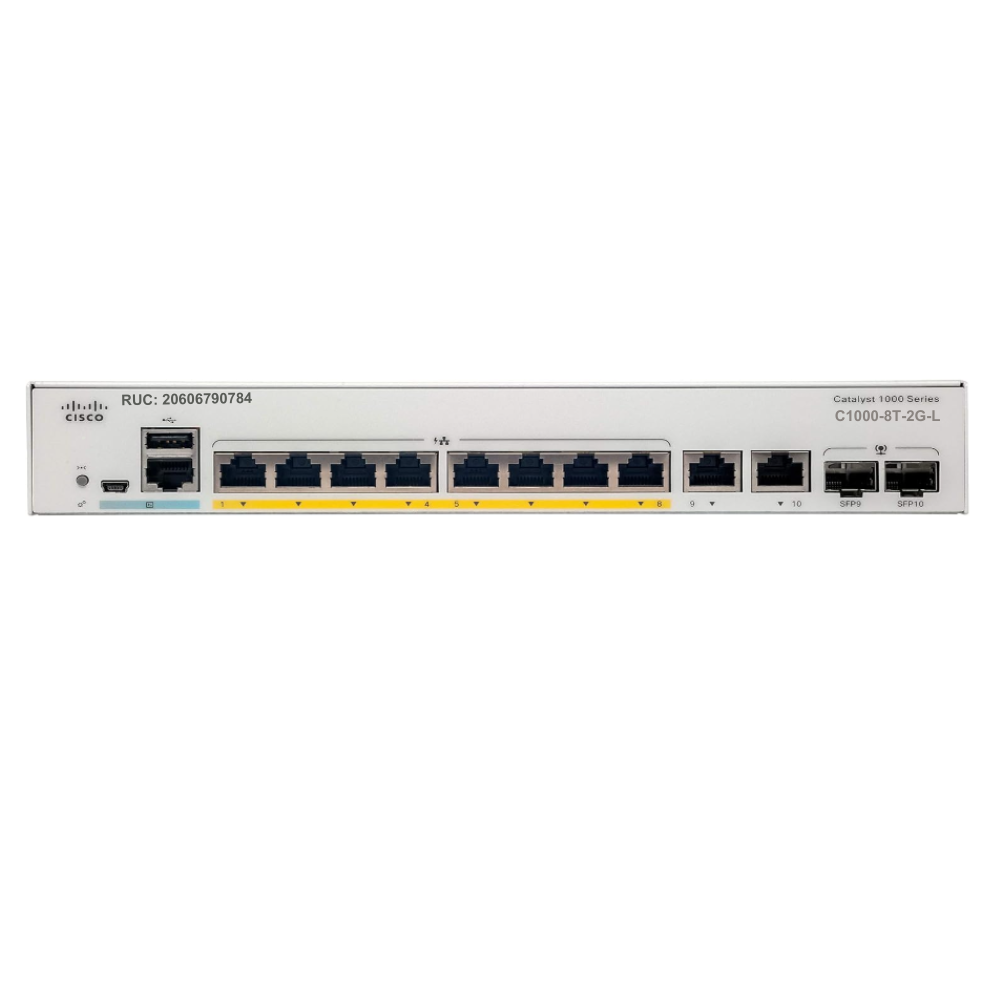 Cisco C1000-8T-2G-L 8 puertos Cisco C1000-8T-2G-L 8 puertos
