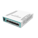 MikroTik CRS106-1C-5S Switch gigabit administrable