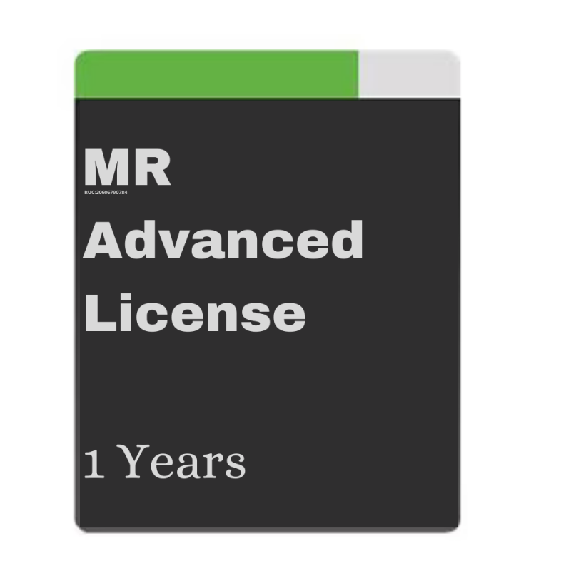 Cisco Meraki LIC-MR-ADV-1Y MR Advanced License and Support.