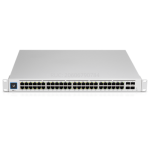 Switch Ubiquiti USW-48-POE 32P 802.3at 4SFP Sin ventilador.