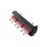 Placa adaptadora LVA12-LCE-BC-A LightVerse FO con 12 adaptadores LC OM4 violeta. - Imagen 4