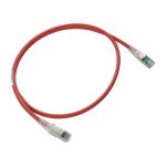 Patch cord ZM6A-S03-03B CM/LSOH-1 Cat 6A S/FTP 0.9M rojo 26AWG. - Imagen 6