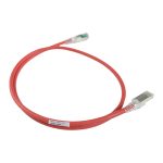 Patch cord ZM6A-S03-03B CM/LSOH-1 Cat 6A S/FTP 0.9M rojo 26AWG. - Imagen 5