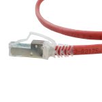 Patch cord ZM6A-S03-03B CM/LSOH-1 Cat 6A S/FTP 0.9M rojo 26AWG. - Imagen 2