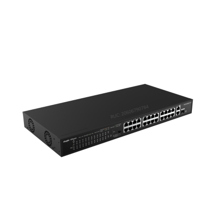 Ruijie RG-ES126S-P puertos de 10/100 Mb/s