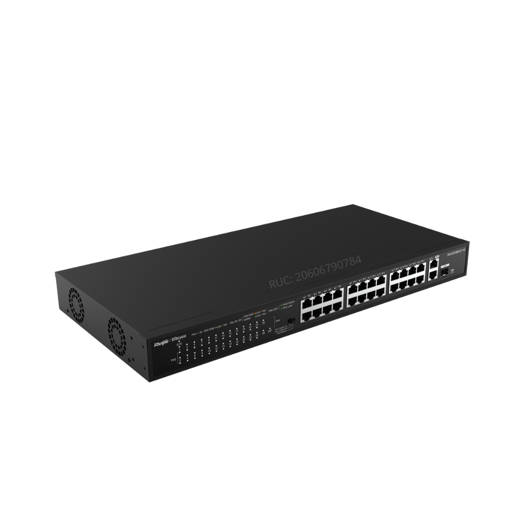 RG-ES126S-P Ruijie RG-ES126S-P puertos de 10/100 Mb/s