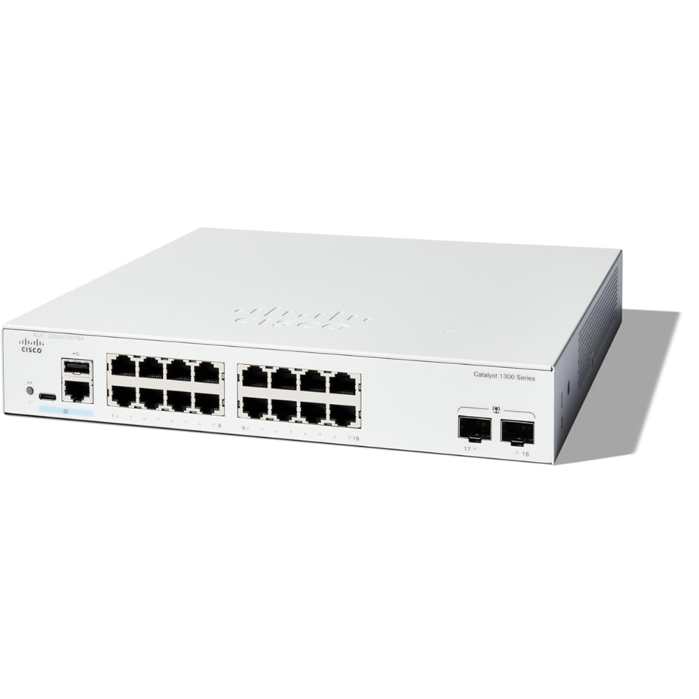 C1300-16T-2G Cisco C1300-16T-2G Switch Catalyst 16 puertos GE, 2 ports 1G