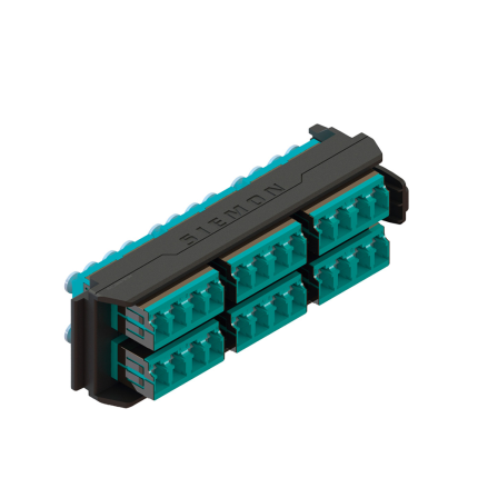 Siemon LVA24-LCQ-BC-A Panel FO LightVerse con 24