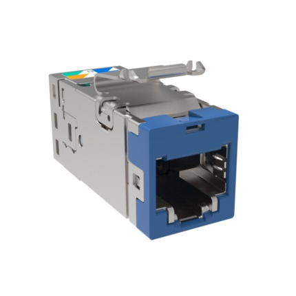 CommScope SLX-6AS-BL Jack modular Cat6A Blindado, azul