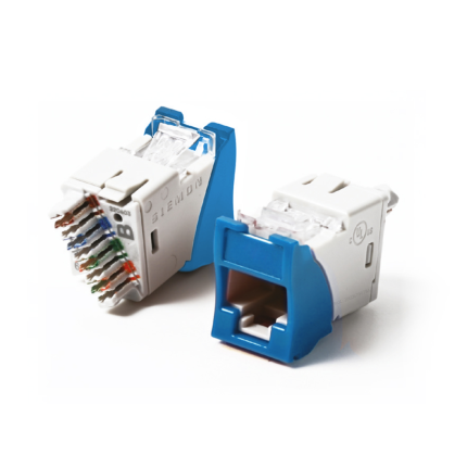 Siemon U6-H06NB Jack RJ-45 Cat6 UltraMAX Plano/Angular