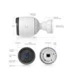 UVC-G6-BULLET-W - cuenta con un sensor de 8 MP 1/1.8", análisis de IA avanzado.